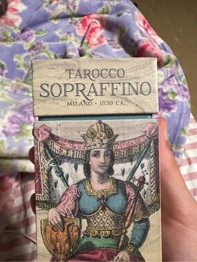 Tarocco Sopraffino Milano Tarot Card Deck - Colorful Vintage Illustration RARE
